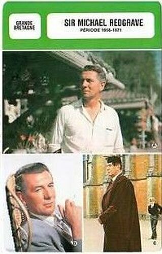 Fiche Monsieur Cinema Sir Michael Redgrave [1956-1971]