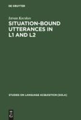 Situation-Bound Utterances In L1 And L2
