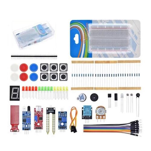 Pour R3 Carte de développement 400 trous Kit Interrupteur Breadboard Sensor Obstacle Avoidance Module LED Lights