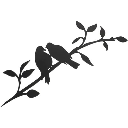 Oiseaux Sur La Branche Fer Oiseau Sculpture Murale En Métal Oiseau Art Décor Mûr Pour Intérieur Extérieurs Pour La Maison Jardin