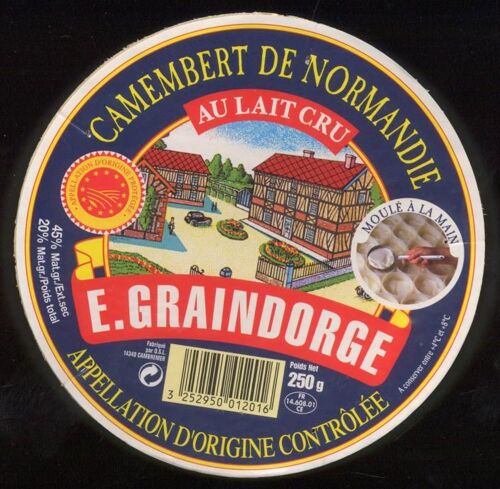 Etiquette Camembert "E.Graindorge"