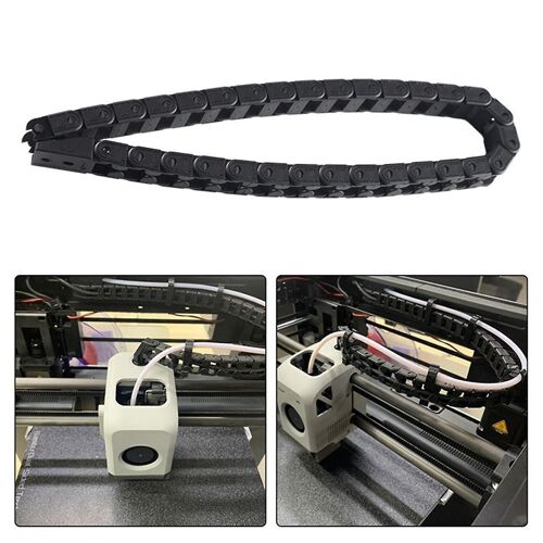 Chaîne De Traînée De Chaînes De Câble Pour Bambu Lab P1p Type D'ouverture Kit D'assemblage De Câble De Remorquage De Chaîne De Traînée 3d Pri