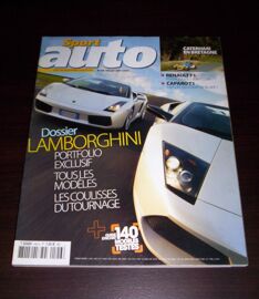 Sport Auto N° 546 - Dossier Spécial Lamborghini - Caterham Csr 200 - Caparo T1 - Audi S8