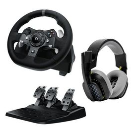 Logitech G920 Astro A10 Bundle - Volant de course et pédalier + Casque gaming Astro pour PC Mac Xbox One Xbox Series X S