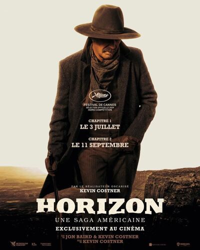 Horizon : Une Saga Américaine / Affiche Cinéma Originale 120x160 Cm Roulée. Kevin Costner - Année 2024