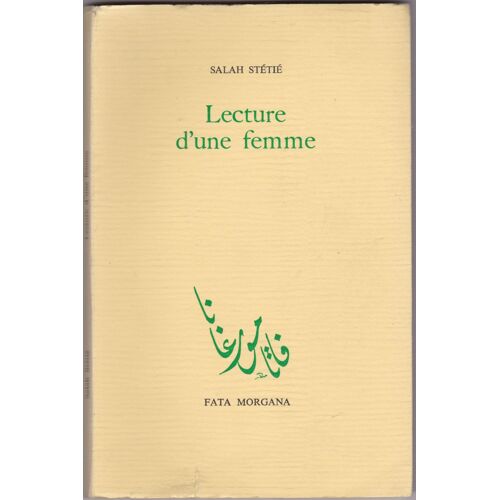 Lecture D'une Femme