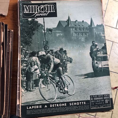 Miroir Sprint Tour De France 21 Juillet 1948