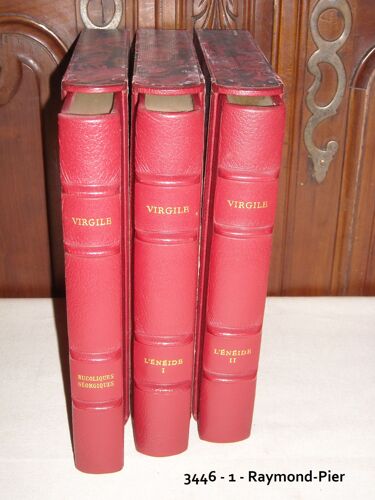 Virgile :" L'énéide" ( 2 Vol. ) Illustration Edy Legrand," Les Bucoliques-Les Géorgiques" ( 1 Vol. ) Illustration Berthold Mahn