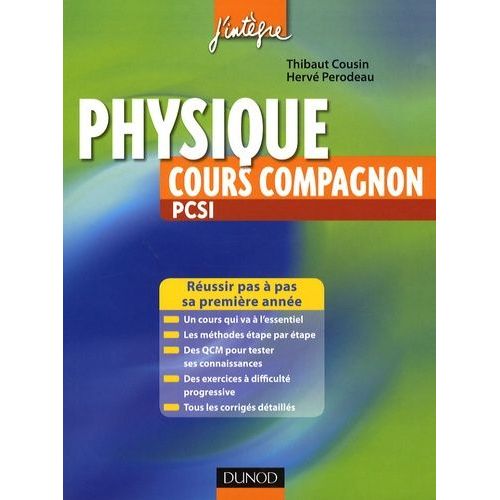 Physique Cours Compagnon Pcsi