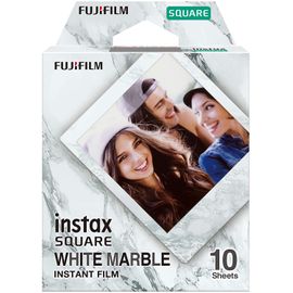 Film papier photo instantané Fujifilm Instax Square white marble - Pack de 10