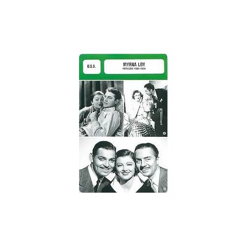 Fiche Monsieur Cinema Myrna Loy [1930-1934]