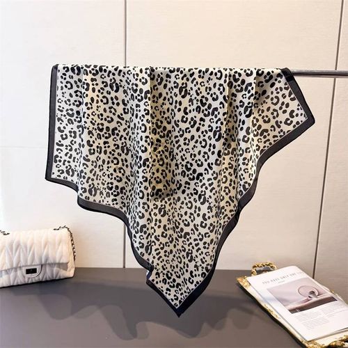70cm Carré Citron Imprimé Jaune Carré Foulard En Soie Décontracté Élégant Mince Respirant Cou Femmes Coupe-Vent Tête Enveloppement Foulards De Cheveux-70x70cm-Jnc1138-02