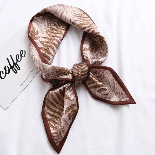 Foulard En Soie Série Couleur Chair Kaki De Haute Qualité,Bandeau Pour Cheveux,Ruban Noué,Long N?ud,Ruban En Satin Vintage,Accessoires Pour Cheveux--78