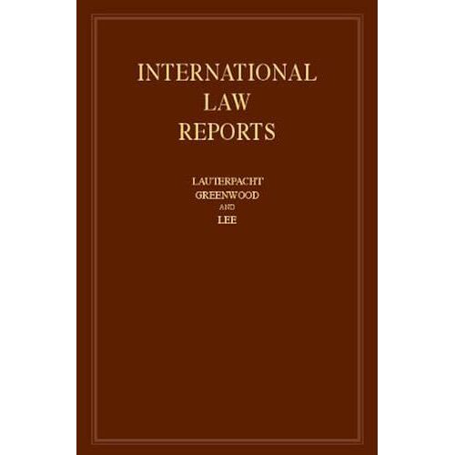 International Law Reports: Volume 154