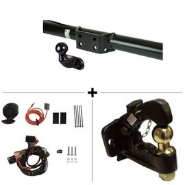 Pack Attelage D'origine Fiat Ducato Plateau (06/06-) Standard + Faisceau D'origine 13 Broches + Crochet Mixte - Siarr France
