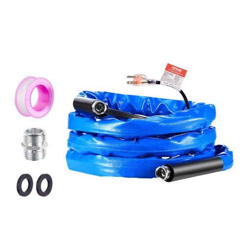 Tuyau d'Eau Chauffant pour Camping-car 4,5m-VEVOR-Autorégulation Automatique, Diamètre Intérieur de 16 mm,Sans Plomb ni BPA