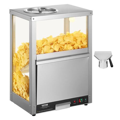 Chauffe-Chips Nachos Commercial-VEVOR-Vitrine Chauffante 80 L-pour Pop-corn, Chips de Pommes de Terre, Cacahuètes