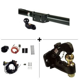 Pack Attelage D'origine Fiat Ducato Fourgon (02/11-) Standard + Faisceau D'origine 7 Broches + Crochet Mixte - Siarr France
