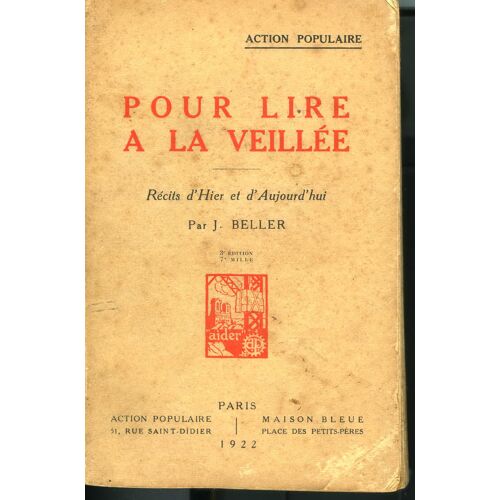 Pour Lire À La Veillée