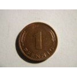 Allemagne De L'ouest - Rfa = Pièce De 1 Pfennig En Cuivre De 1949 Lettre J