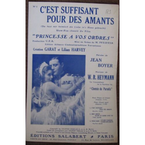 C'est Suffisant Pour Des Amants