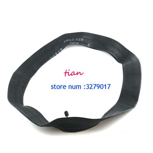 Chambre À Air 16x2.125 Avec Tige De Valve À Angle Incliné Ou Valve Droite, Convient À De Nombreux Scooters Électriques À Gaz Et E-Bike 16x125