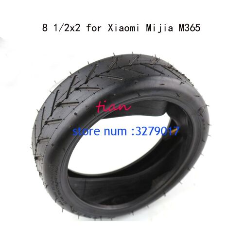 Taille 8 1/2x2 Pneu Intérieur Et Extérieur Pour Xiaomi Mijia M365 Scooter Électrique 8 1/2*2 Pneus De Roue De Gonflage Pièces De Pneu Pneumatique