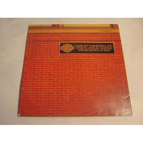 Harley Davidson Catalogue 1992 / General ++ 28x28xm / 56 Pages +++