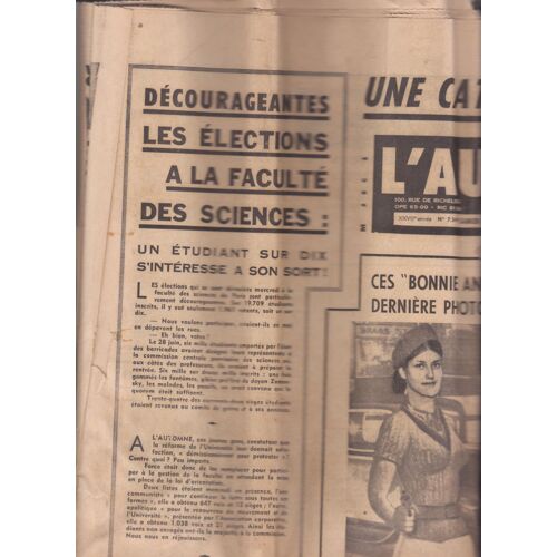L'aurore 7549  7 Et 8 Décembre 1968 7549