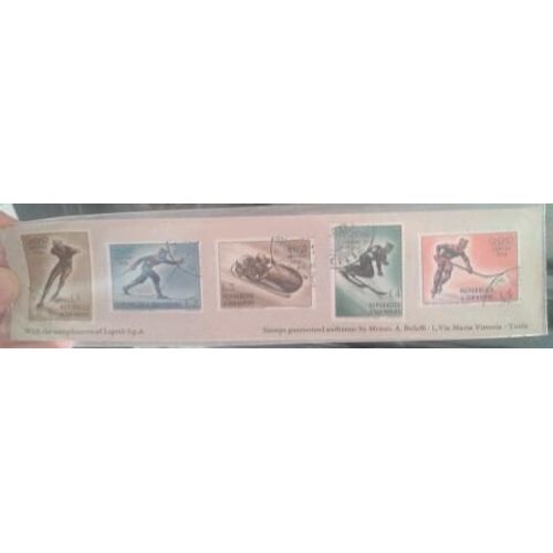 1 Lot 5 Timbres Republica Di San Marino Cortina 1956