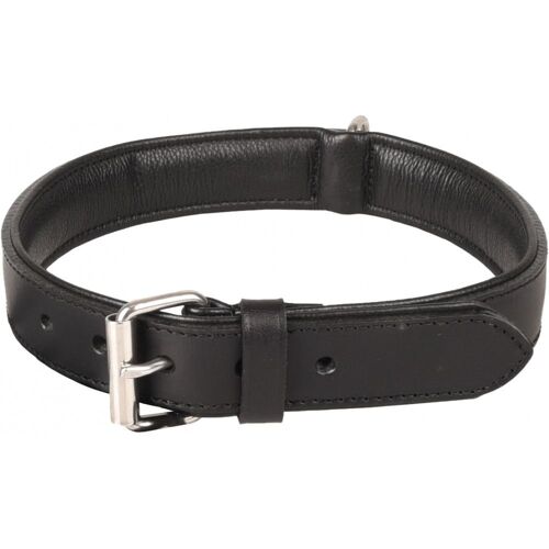 Flamingo Pet Products Collier Cuir Arizona Noir. Taille Xl 45-55 Cm. Pour Chien.