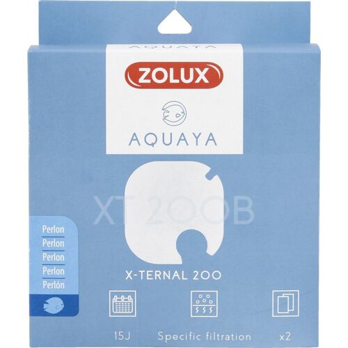 Zolux Filtre Pour Pompe X-Ternal 200, Filtre Xt 200 B Perlon X 2. Pour Aquarium.