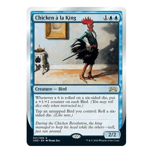 Chicken À La King - Unsanctioned - Mtg - 21/96 Rare - Vo