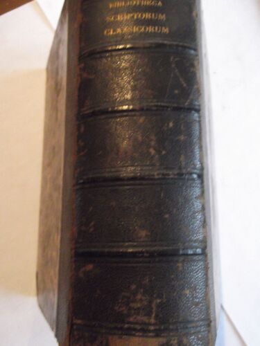 Bibliotheca Scriptorum Classicorum Et Graecorum Et Latinorum
