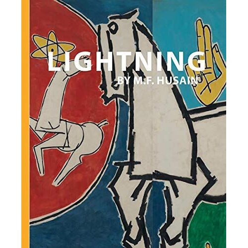 Lightning By M.F. Husain