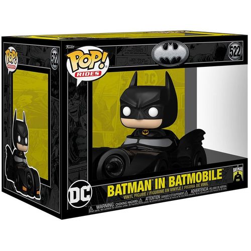 Figurine Funko Pop Batman Avec Batmobile / Batman 85th / Funko Pop Heroes #522