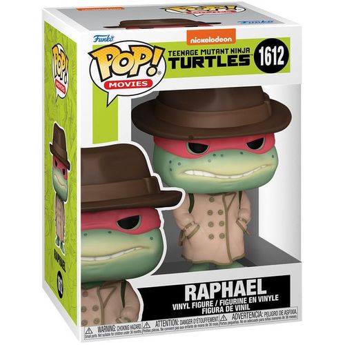 Les Tortues Ninja - Figurine Pop! Raphael Avec Avec Manteau Et Chapeau 9 Cm
