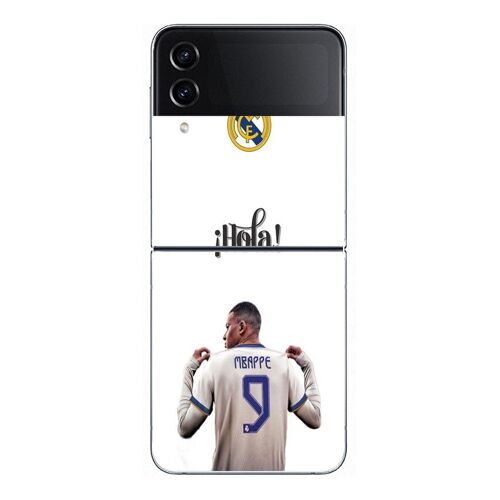 Coque Samsung Galaxy Z Flip4 Kylian Mbappe Real Madrid 9 Hola