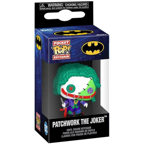 Porte-Clés Funko Pop - Batman [Dc] - Le Joker (Patchwork) - Porte-Clés (80908)