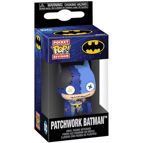 Porte-Clés Funko Pop - Batman [Dc] - Batman (Patchwork) - Porte-Clés (80907)