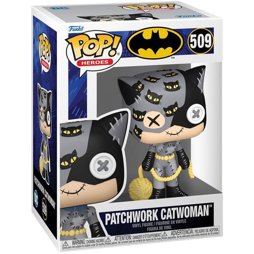 Figurine Funko Pop - Batman [Dc] N°509 - Catwoman (Patchwork) (80904)