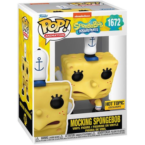 Figurine Funko Pop - Bob L'eponge N°1672 - Bob L'éponge Moqueur (78498)