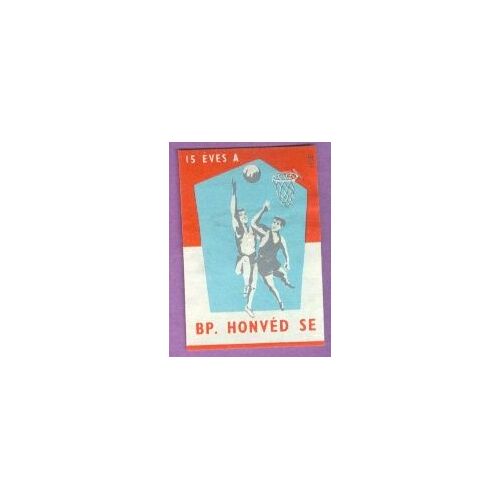 Etiquettes De Boîtes D´Allumettes Hongrie 1949-1964 (Bleu) : Basket Sport