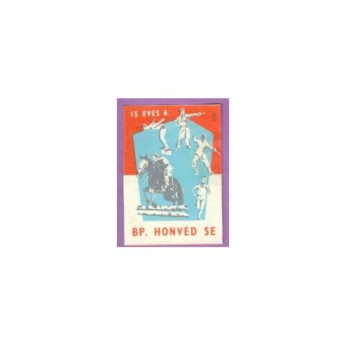 Etiquettes De Boîtes D¿Allumettes Hongrie 1949-1964 (Bleu) : Penthatlon Sport