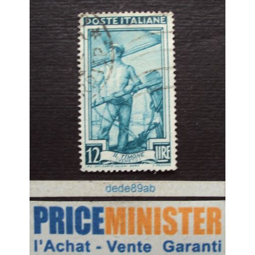 Italie.. 12 L . Série Travail : Il Timone (Veneto) . Oblitéré.