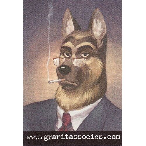 Mini Carte Smirnov Série Blacksad Par Guardino