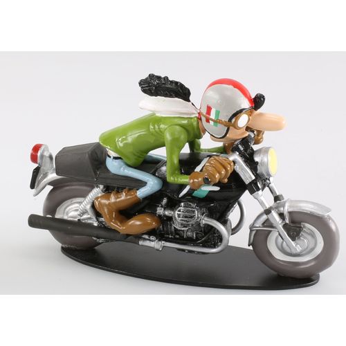 Moto 1/18 Moto Guzzi 750 S Joe Bar Team " Al Laspi " Resine