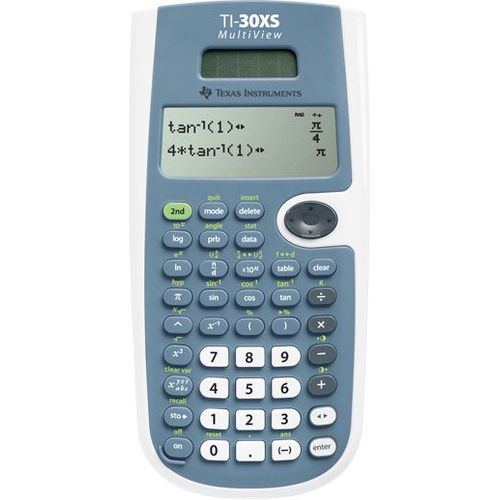 Texas Instruments TI-30XS MV calculatrice Bureau Calculatrice scientifique Bleu