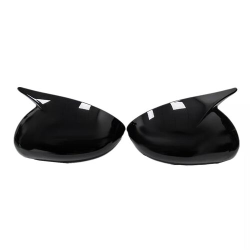 1pair Car Rear View Mirror Housing Ox Horn Trim Cover For 2011-2016 Side Door Mirror Shell Caps Glo