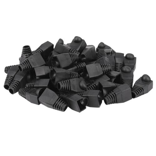 50 pcs/set Tête de prise de capuchon de démarrage en plastique pour le réseau modulaire de connecteur modulaire de câble Rj45 Cat5/6